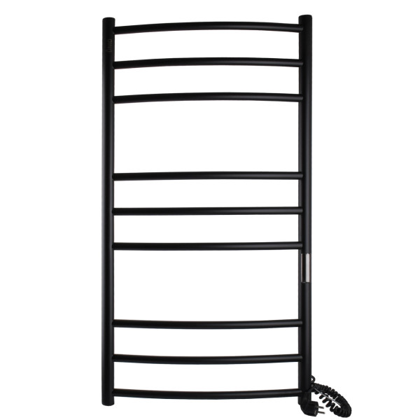 Полотенцесушитель UNIO LDE ЕU 1000-500-9 BLK Лесенка Дуга Элит электро черная (000029427)