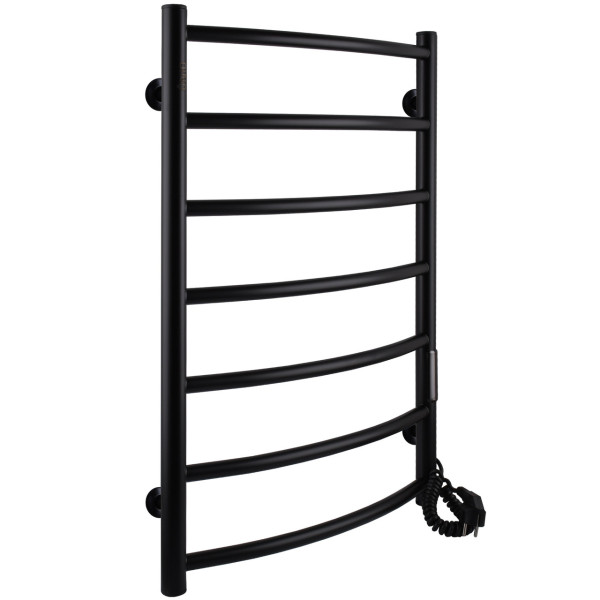 Рушникосушарка UNIO LD ЕU 700-500-7 BLK Лесенка Дуга электро черная (000029424)