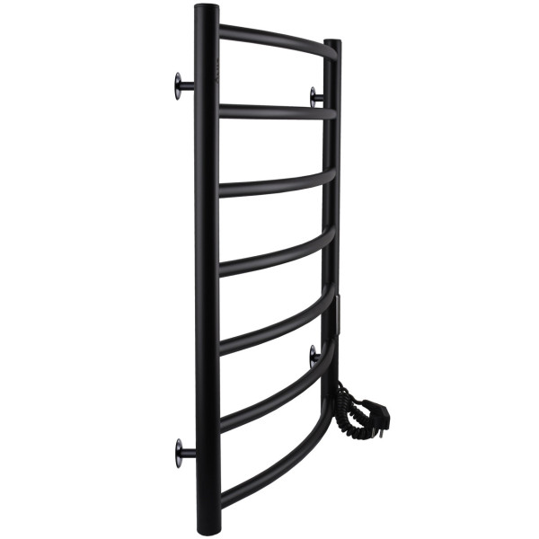 Рушникосушарка UNIO LD ЕU 700-500-7 BLK Лесенка Дуга электро черная (000029424)