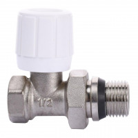 Кран радіаторний прямий ECO Technology ECO5106 1/2″ вентильний з ущільнювачем (000016159)