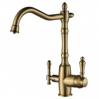 Змішувач для кухні під осмос Globus Lux LAZER GLLR-1000-9-BRONZE (000019266)