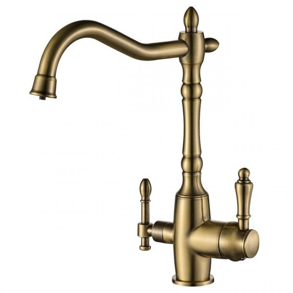 Змішувач для кухні під осмос Globus Lux LAZER GLLR-1000-9-BRONZE (000019266)