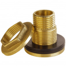 Врізання в бак Ø25 латунне 1/2″ЗР штамповане посилене Б5101А VA (000025502)