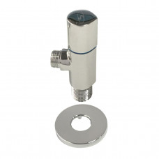 Кран напівобертовий кутовий з цангою SOLOMON 1/2″x3/8″ 9082 (000004137)