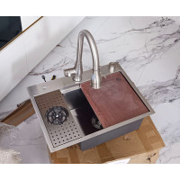 Кухонная раковина водоспад Willda, кухонная мийка водоспад ручної роботи 57 х 42 х 22 (324915222)