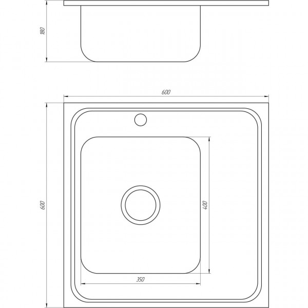 Мойка кухонная Mira MR 6060 L D Decor Left (000014469)