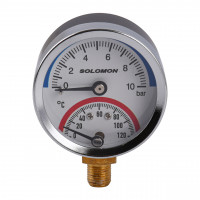 Термоманометр радіальний SOLOMON V1244 S М10х1 (000029773)