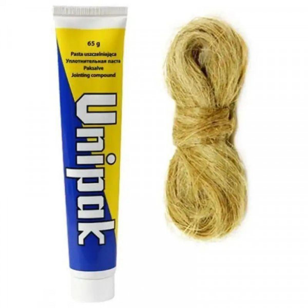 Паста пакувальна для води 75g з льоном-паклею 13g UNIPAK (Набір-Зроби сам) (000030484)