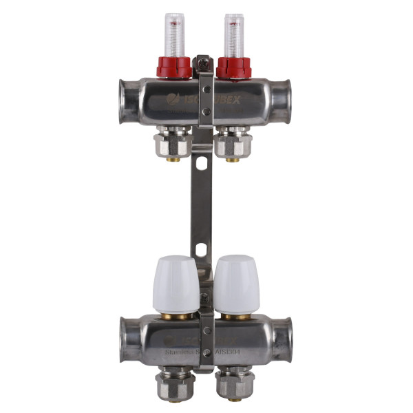 Коллектор ISOLTUBEX SPAIN INOX AISI-304 нержавеющая сталь CO2 (1″х2) (000020384)