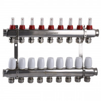 Коллектор ISOLTUBEX SPAIN INOX AISI-304 нержавеющая сталь CO-9 (1″х9) (000020391)