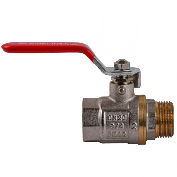 Кран кульовий прямий SOLOMON 3/4″ ЗВ КР PN40 B1002 (000029404)