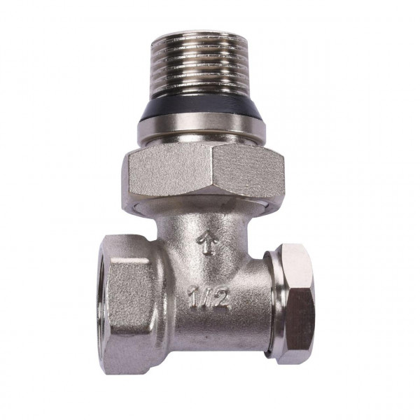 Кран радіаторний кутовий ECO Technology ECO5007 (ECO5107) 1/2″ під ключ з ущільнювачем (000016160)