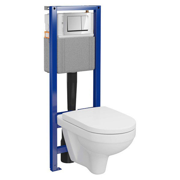 КОМПЛЕКТ С45: ИНСТ СИС-МА SYSTEM 40 MEХАН+ ZIP 413 з дюр сид LIFT+ кнопка смыва ENTER II хром (000031313)