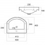 УМЫВАЛЬНИК DAISY 50 WB-DA-50 (000031009)