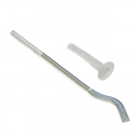 Кронштейн секційного радіатора CRISTAL NS-1011 штирьковий оцинкований з дюбелем ф9х245мм (кратно 2) (000001856)