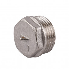 Заглушка 1″Н никелированная под пломбу NC502P OPTIMUM (000030762)