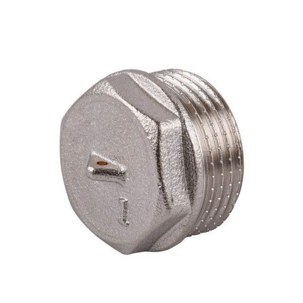 Заглушка 1″Н никелированная под пломбу NC502P OPTIMUM (000030762)