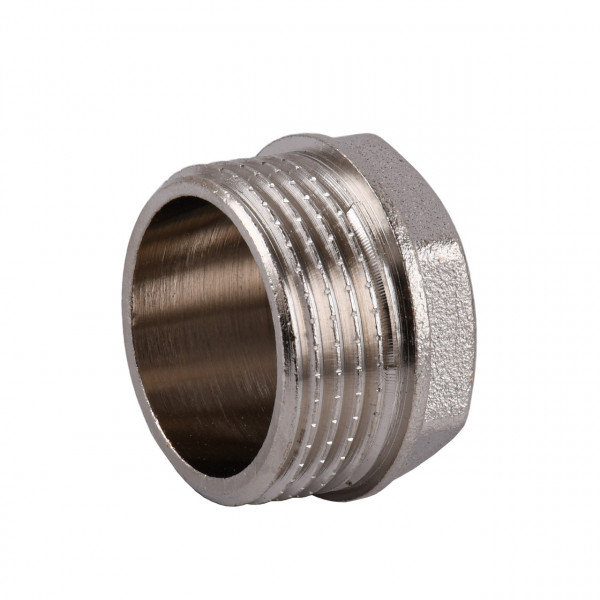 Заглушка 1″Н никелированная под пломбу NC502P OPTIMUM (000030762)