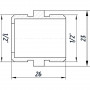Ниппель 1/2″НН никелированный под прокладку NN332G OPTIMUM (000030784)