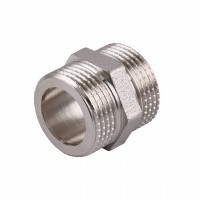 Ніпель 3/4″ЗЗ нікельований під прокладку NN442G OPTIMUM (000030785)