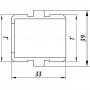 Ниппель 1″ЗЗ никелированный под прокладку NN552G OPTIMUM (000030786)
