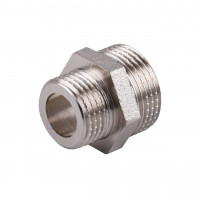 Ніпель редукційний 3/4″х1/2″ЗЗ нікельований під прокладку NN432G OPTIMUM (000030789)