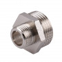 Ніпель редукційний 1″х1/2″ЗЗ нікельований під прокладку NN532G OPTIMUM (000030790)