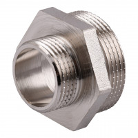 Ниппель редукционный 1 1/2″х1″НН никелированный NN752S OPTIMUM (000030794)