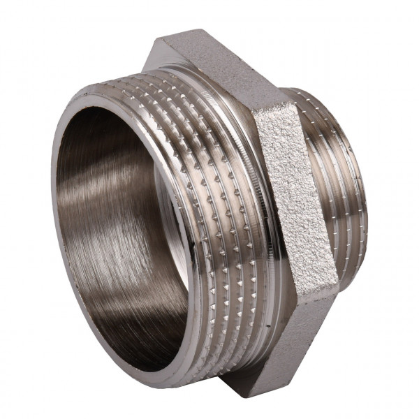 Ніпель редукційний 1 1/2″х1″ЗЗ нікельований NN752S OPTIMUM (000030794)