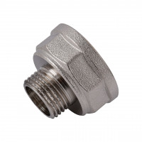 Редукционный переходник 1″х1/2″ВН никелированный восьмигранный NK533O OPTIMUM (000030798)