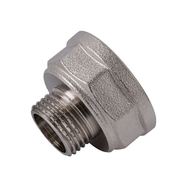 Редукционный переходник 1″х1/2″ВН никелированный восьмигранный NK533O OPTIMUM (000030798)