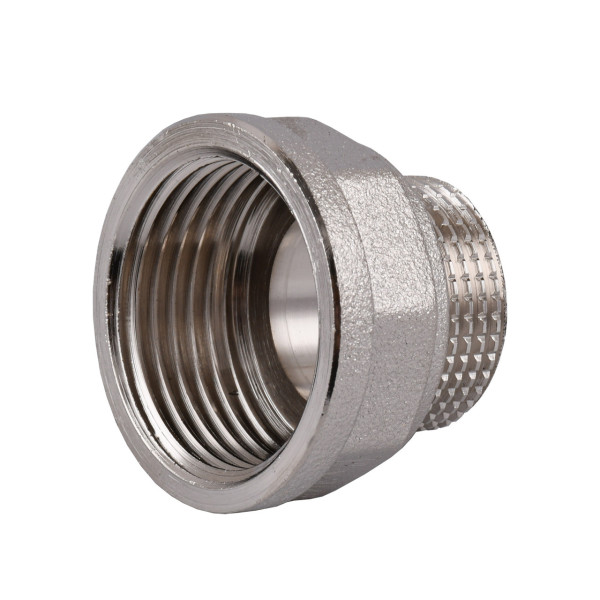 Переходник редукционный 1″х3/4″ВН никелированный восьмигранный NK543O OPTIMUM (000030799)