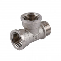 Тройник 1/2″ВВН никелированный NT334S OPTIMUM (000030803)