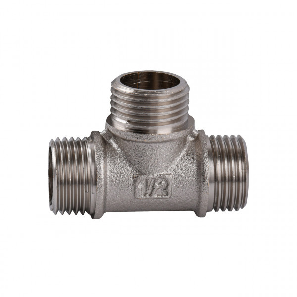Трійник 1/2″ННН нікельований NT332S OPTIMUM (000030809)