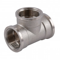 Трійник 1″ВВВ нікельований NT551S OPTIMUM (000030813)