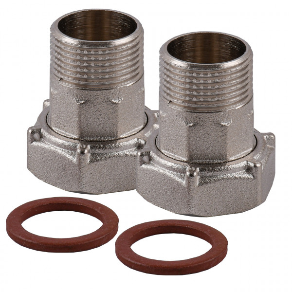 Комплект штуцеров 1″х3/4″ВН никелированный NU543B OPTIMUM (000030899)