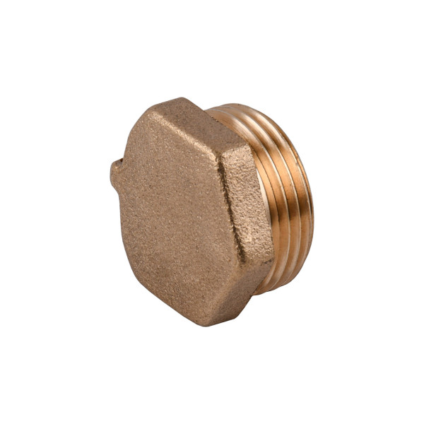 Заглушка 3/4″Н латунная под пломбу LC402P OPTIMUM (000030961)