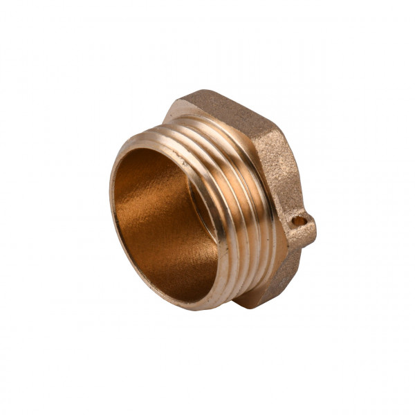 Заглушка 3/4″Н латунная под пломбу LC402P OPTIMUM (000030961)