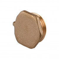 Заглушка 1″Н латунная под пломбу LC502P OPTIMUM (000030962)