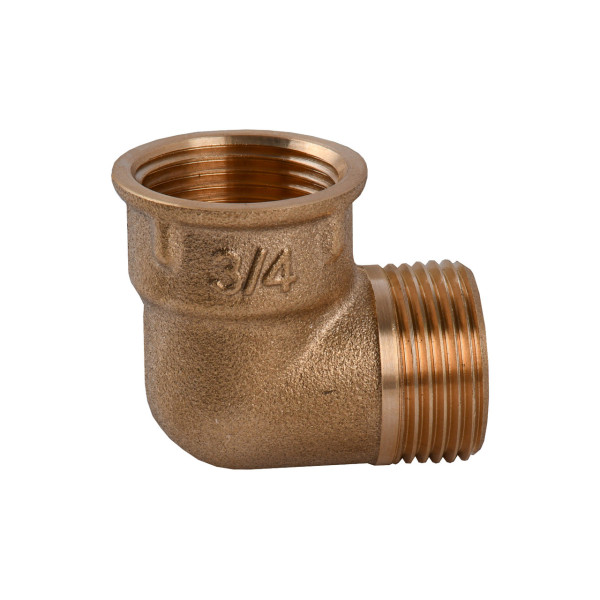 Кутник 3/4″ВЗ латунний LL443S OPTIMUM (000030966)