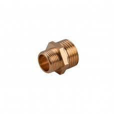 Ніпель редукційний 1/2″х3/8″ЗЗ латунний LN322S OPTIMUM (000030973)