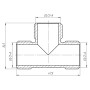 Тройник 1/2″ННН латунный LT332S OPTIMUM (000030993)