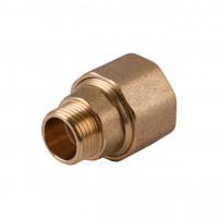 З'єднання зажимне пряме для труби Ø22мм 1/2″З латунне LS332S OPTIMUM (000031015)