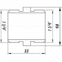Ниппель 1 1/4″ЗЗ никелированный NN662S OPTIMUM (000030787)