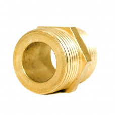 Ніпель 1/2″ЗЗ латунний під прокладку LN332G OPTIMUM (000030974)