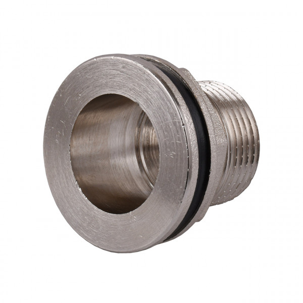 Врезка в бак 1″Н никелированная усиленная NO305R OPTIMUM (000030745)