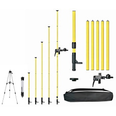 Телескопическая стойка для лазерного уровня из алюминиевого сплава, для потолка и пола, максимальная высота 3.5 м, регулируемый