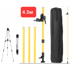 Штанга для лазерного уровня регулируемая, стойка телескопическая 4.4 м (411508694)