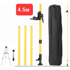 Штанга для лазерного уровня регулируемая, стойка телескопическая 4.4 м (447697720)