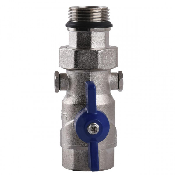 Кран-американка с муфтой под термометр ECO 01G-2 1″ прямой (000008822)